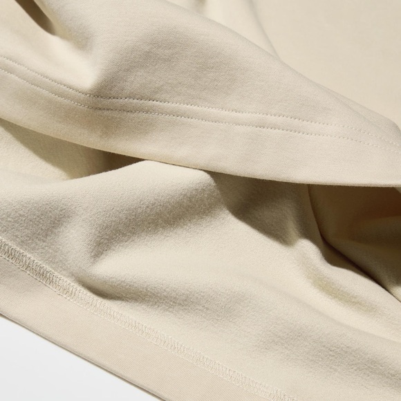 Uniqlo Brushed Lined Mock Neck T-Shirt | Long Sleeve - Picture 5 of 10